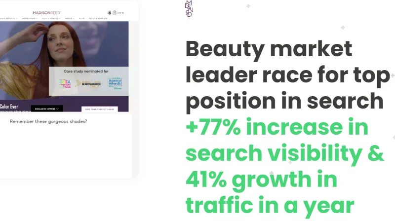 International SEO Case Study: Growing Madison Reed’s Organic Presence in the Beauty Industry
