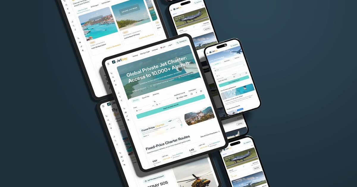 Jetbay Private Jet Charter Platform