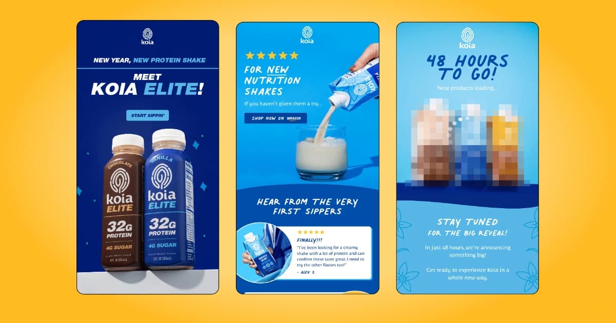 Koia needed a nation-wide launch system. So we built one that hit Amazon, Costco, and 1.5M TikTok views a week.