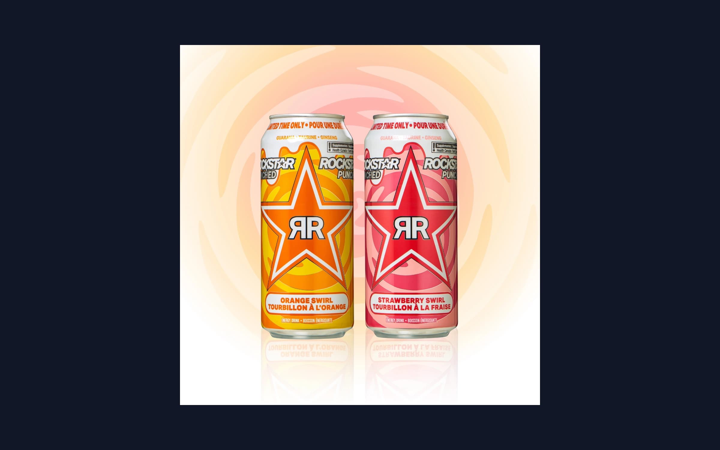 Rockstar Swirl LTO Flavor Focused Packaging Design