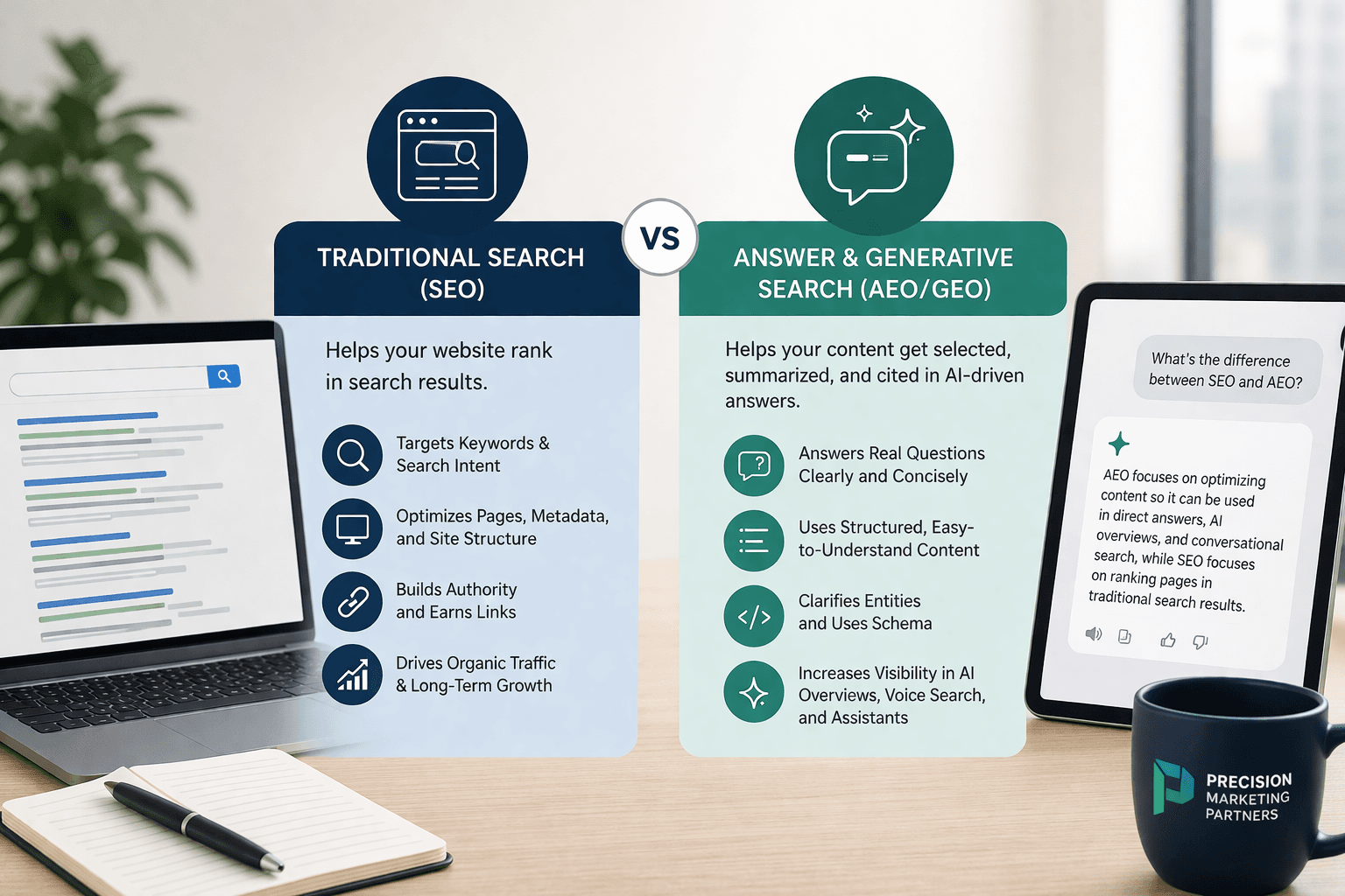 AEO vs SEO: What’s the Difference and Why You Need Both
